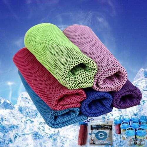Ultralight Microfiber Gym Yoga Towel Quick Dry for Beach Swimming Running Jogging Cold Feeling Sweat Cooling Ice Travel