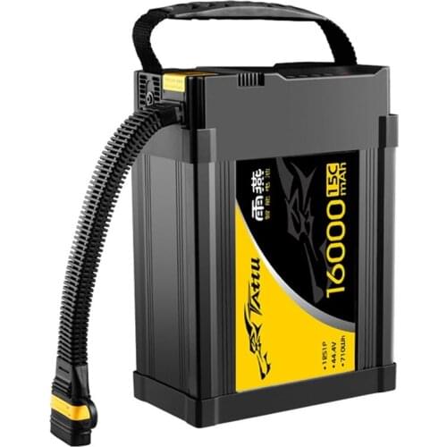 TATTU ACE 16000mAh 44.4V12S 15C remote control drone rechargeable lithium battery with AS150 plug