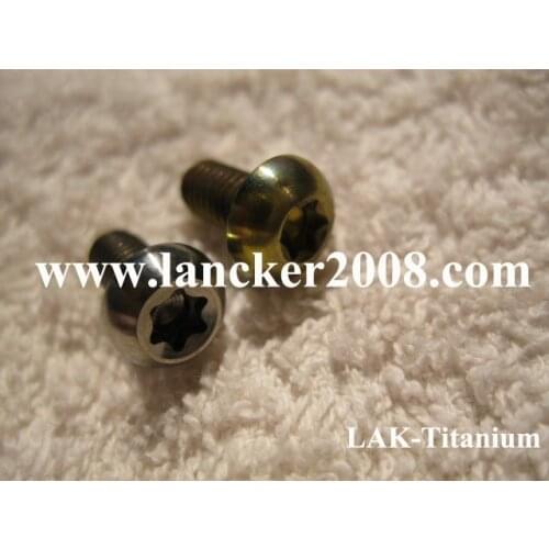 Titanium torx round head screw T20 M4x10 11 12 15 18 Gr5
