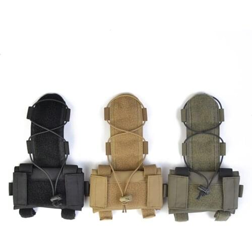 Delustering TwinFalcons Tactical Helmet Counterweight Storage Pouch Tactical Military Cover Airsoft Paintball Shooting TW-HC003