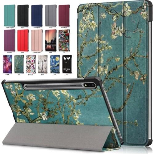 Tablet Folio Smart Leather Flip Case for Samsung Galaxy S7 FE 5G 2021 Book Cover SM-T736 T970 Coque Samsung S 7 Plus 12.4 Funda