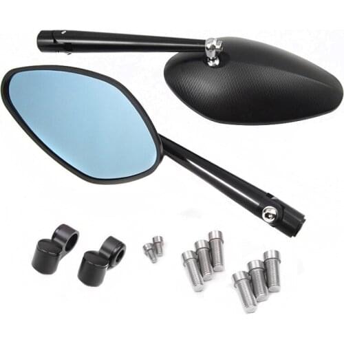 Rearview Mirror For Aprilia Dorsoduro Shiver 750 900 Pegaso 650 TUONO V4 V4R R139 Motorcycle Rear View 8mm 10mm Screw Universal