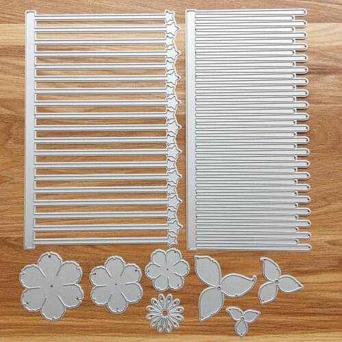 3-Set Cutting Dies Firework Roll Up & Flowers Scrapbook Cardmaking DIY Paper Craft Metal stencil