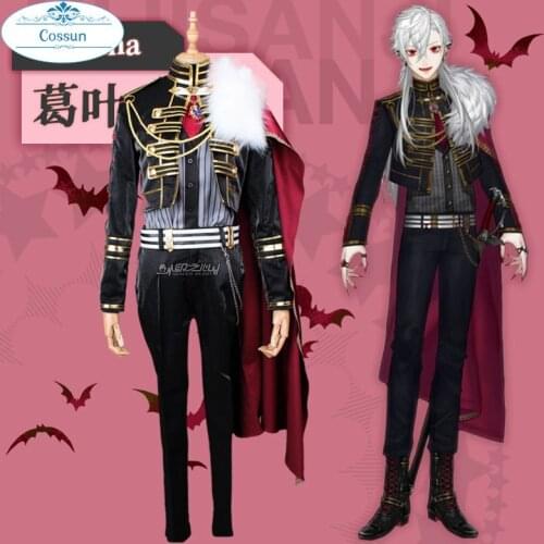 Anime! VTuber Kuzuha Gamers Aristocratic Suit Gorgeous Uniform Cosplay Costume Halloween Party Role Play Outfit For Men 2021 NEW