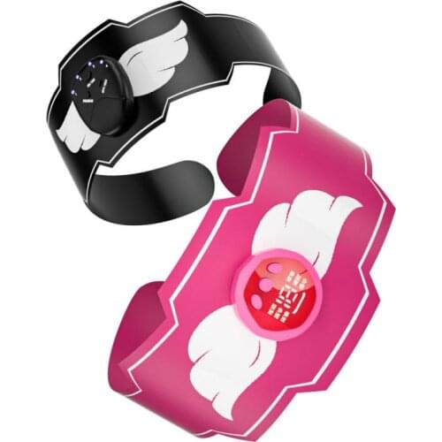 Abdominal Stimulator Rechargeable Electric Waist Leg Hip Muscle Stimulator Slimming Body Massager Trainer Machine Unisex