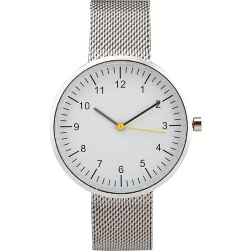 Stainless Steel Lovers Watches Case 40mm Strap Wide 18mm