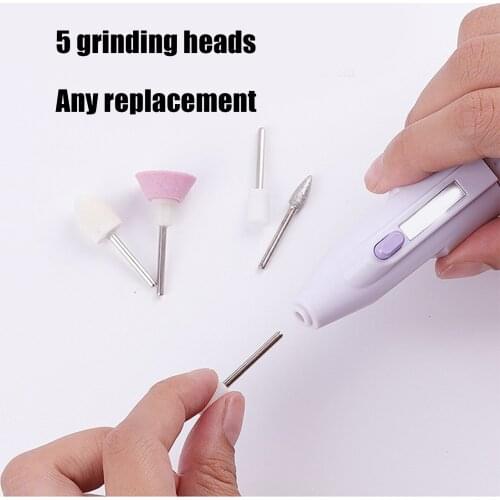 Manicure Electric Sander Mini Manicure Pen Trial Manicure Machine Nail Accessories and Tools Nails Drill Bits Pedicure WH998
