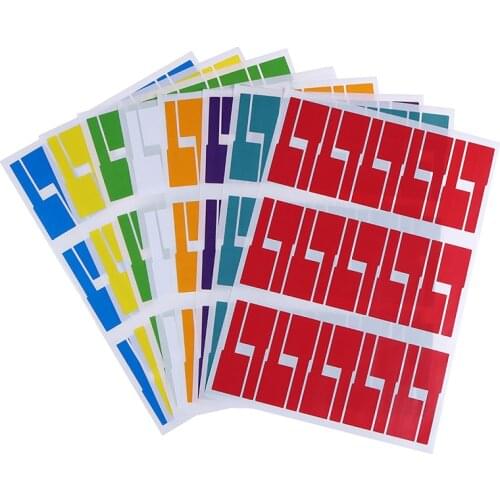 300PCS Cable Labels Wire Marking Network Waterproof Laser Printer Sticker Organizers A4 Self-Adhesive Label For Cable Tags