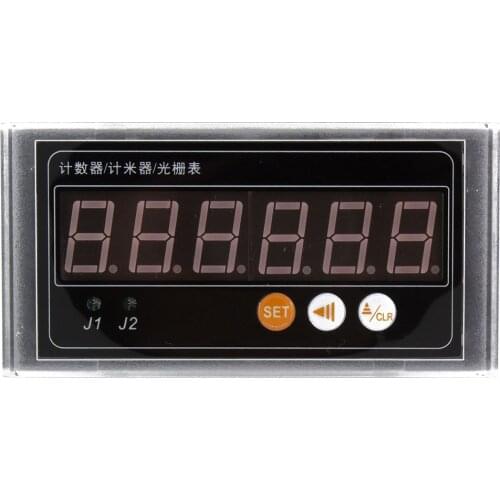 FCT01 12-36VDC digital RS485 modbus interface counter grating meter with contact level voltage PNP sensor input