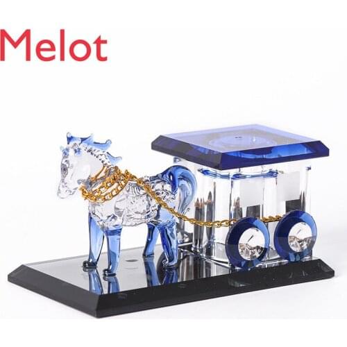 Creative Household Daily Necessities Crystal Carriage Living Room Bedroom Decoration Decorative Carriage Model Perfume Holder