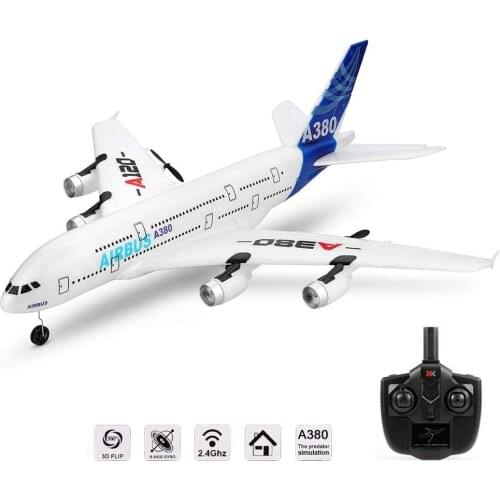 Wltoys XK A120 Airbus A380 Model Remote Control Plane 2.4G 3CH EPP RC Airplane Fixed-Wing RTF RC Wingspan Toy
