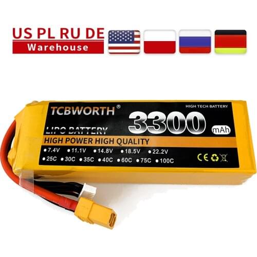 New 3S 11.1V 3300mAh 35C Burst 70C RC LiPo Battery 11.1V For RC Airplane Helicopter Quadcopter Drone Truck Car Boat Toys LiPo 3S