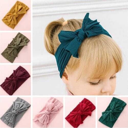 New Baby Headband Turban Knotted Baby Hair Accessories for Newborn Toddler Children Baby Turban Dropshipping