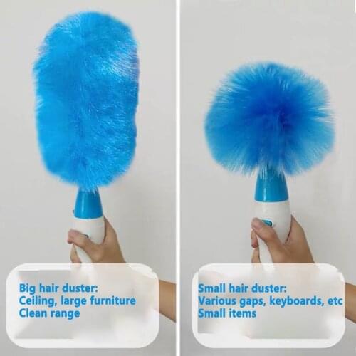 Rechargeable Feather Duster Household Electric Feather Dusters Removable Cleaning Brush Household Merchandies