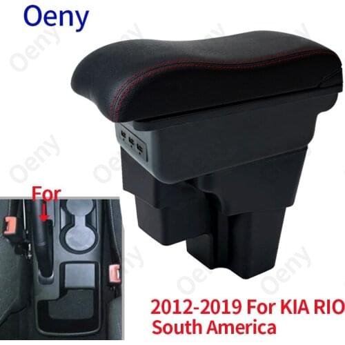 For KIA RIO Armrest For KIA STONIC Armrest box Europe South America Retrofit parts Car Center Storage car accessories 2015-202