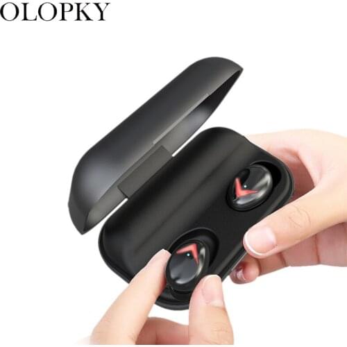 Pop TWS Bluetooth Earphones Voice Message Calls To Answer Redial with Charging Box Touch Control In-Ear Single Earpiece Gift