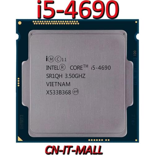 Intel Core i5-4690 CPU 3.5GHz 6MB Cache 4 Cores 4 Threads LGA1150 Processor