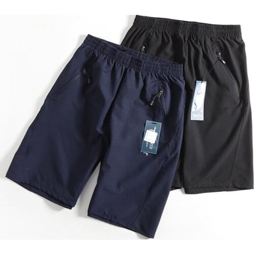 Lightweight breathable quick-dry men shorts outdoor loose plus size 3XL 4XL 5XL straight movement elastic waist shorts summer