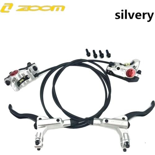 Mountain Bike Brake ZOOM HB875 Bicycle Aluminum Alloy Hydraulic Disc Brake Caliper Rotors Front and Rear800/1400mm w/Bolts
