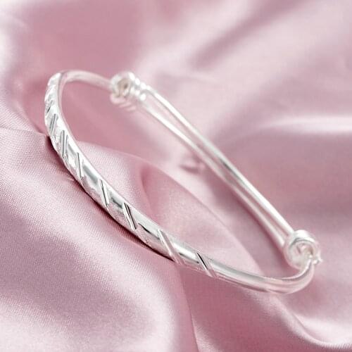 Vintage Real Sterling Sale Bracelet Fit Pandora Original Design Charms Bangle DIY Jewelry Making Gift for Women Costume Jewelry