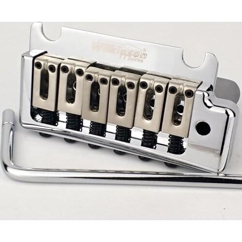 Wilkinson WOV08 2 post point Chrome Silver Double swing Electric Guitar Tremolo System Bridge for strat and suhr guitar