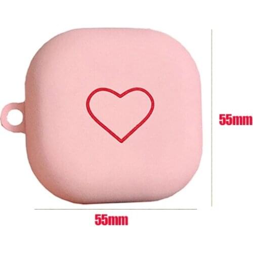 Love Pattern Protective Cover PC Hard Case Shell for Galaxy-Buds live Earphone E65A