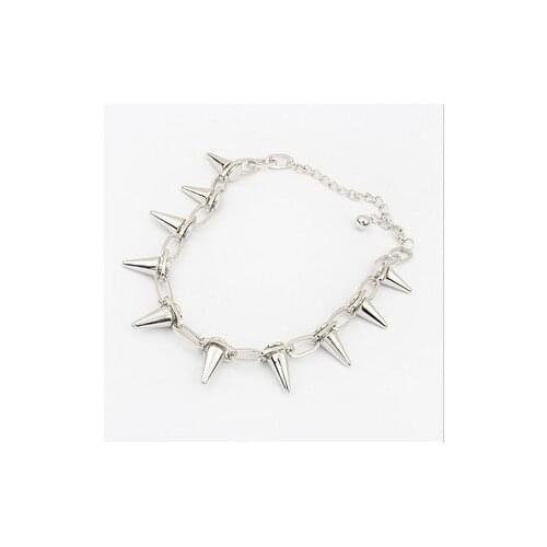 Punk Rivet Female Necklace for Women Silver Goth Kpop Chains and Necklaces Womens Neck Chain Friends Gothic Fashion Jewelry