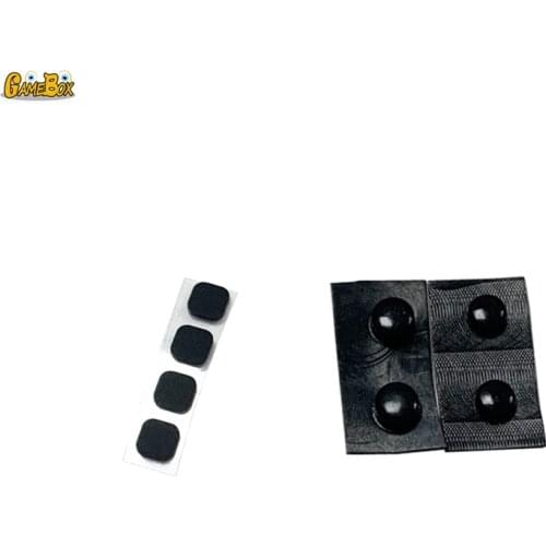 1set/8pcs Black Front Back Screws Silicon Pad Cover for Nintend 3DS LL/XL Screw Feet Rubber Pads Cover For 3DS XL LL Console