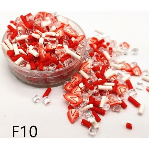 10g/pack strawberry filler DIY bow and craft handmade material F10
