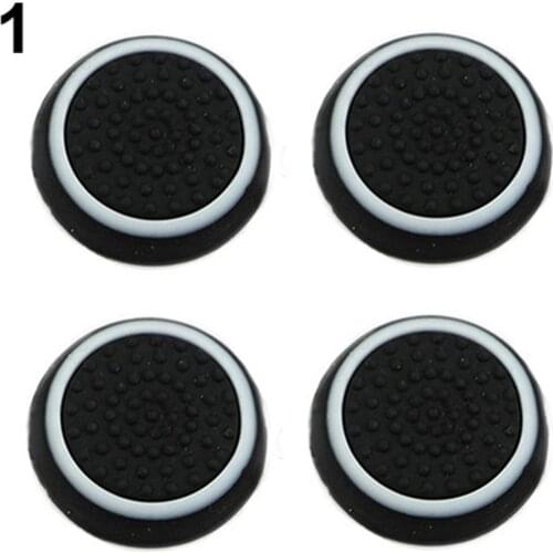 4Pcs Controller Thumb Silicone Stick Grip Cap Cover for PS3 PS4 PS5 XBOX one/360/series x Switch Pro Controllers Game Accessory