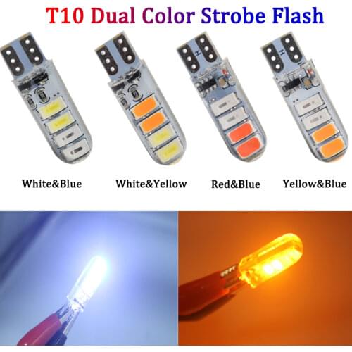 20Pcs T10 W5W LED Canbus 12V Light Bulbs for Audi BMW VW Mercedes Car Interior Dome Light Trunk Lamp Parking Lights Error Free