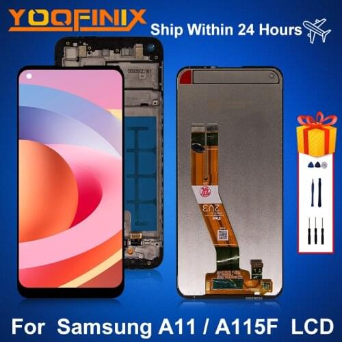 6.4"For Samsung Galaxy A11 LCD SM-A115F SM-A115U Display Digitizer Replacement Parts For Samsung A115F LCD SM-A115M Display