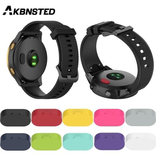 AKBNSTED Colorful Silicone Charging Port Dustproof Plug Cover Protection Cap For Garmin Fenix 5 5S 5X 6 6S 6X Venu Vivoactive 3