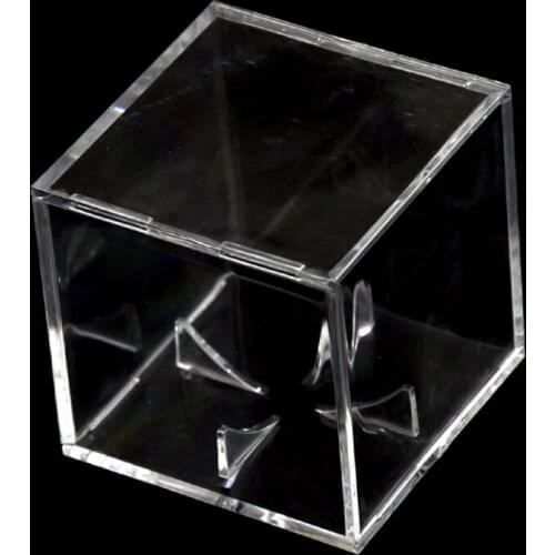 Acrylic Transparent Baseball Display Box Base Collection Box Dustproof Plastic Decorative Box SQUARE BALL DISPLAY UV PROTECTION
