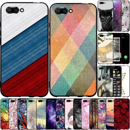 Case For Huawei Honor 10 Case Silicone Transparent Back Cover For Huawei Honor 10 Case Bumper Coque Soft Coque Cute Cat Etui