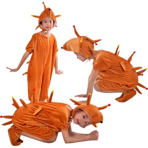 Childrens animal cartoon hedgehog performance clothing kindergarten play christmas costume halloween costume for kids