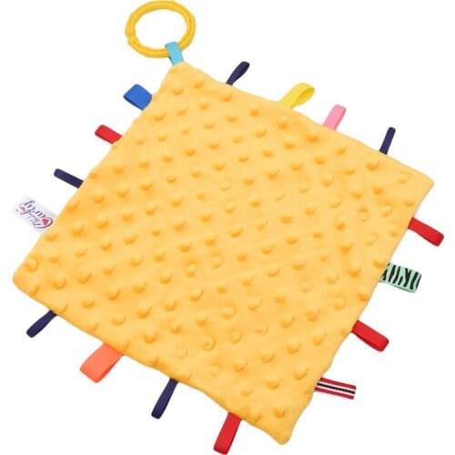 Animal Appease Baby Toys Infant Teether Scarf Appease Towel Baby Rattle Doll Soothe Towel Calm Plush Educational Toys