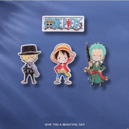 Cosmile Anime One Piece Monkey D. Luffy Zoro Sanji FRANKY acrylic badge pin collection Japan limit cosplay