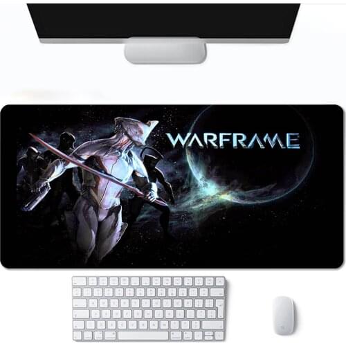 WarFrame Mouse Pads Computer Mat Office Carpet Anime Mats Pad Xxxl Gaming Large Mousepad Padmouse Gamers Accessories Kawaii Csgo