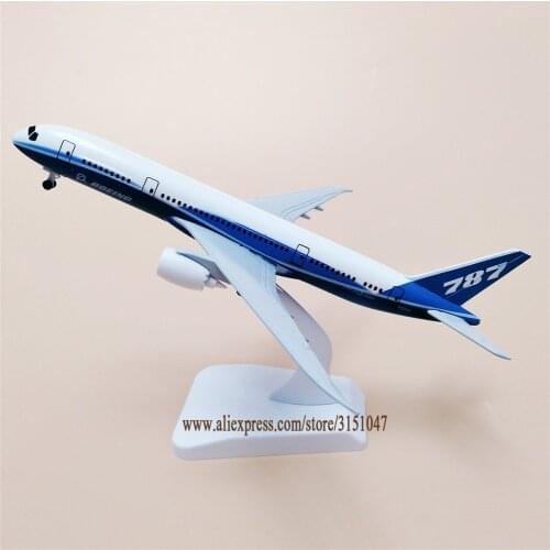 Alloy Metal Prototype Air Boeing 787 B787 Airlines Airplane Model Plane Model w Wheels Aircraft Kids Gifts 20cm