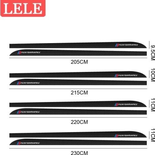 Performance Side Skirt Sill Stripe Body Decals Sticker For BMW E90 E92 E93 F20 F21 F30 F31 F32 F33 F34 F15 F10 F01 F11 F02 G30 M