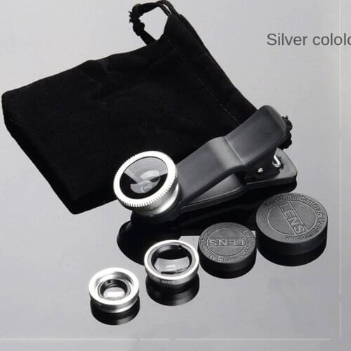 Fish Eye Lens Wide Angle Macro Fisheye Lens Zoom For iphone 7 8 plus XS MAX X Mobile Phone Camera Lens Kit