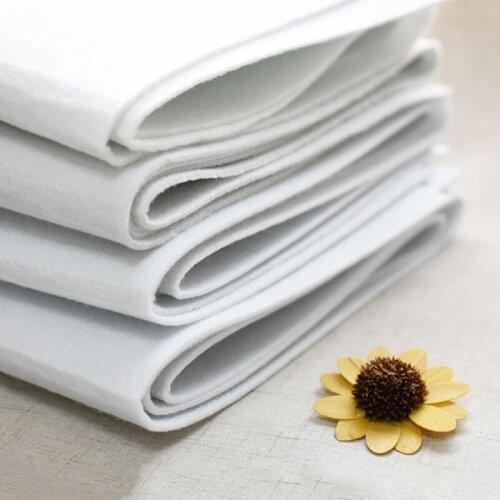 1x1m Single-sided Adhesive Quilted Fabric DIY Handmade Craft Bag Shaping Interlining Material Accessories