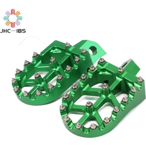 Motorcycle Foot Pegs Footpeg Pedals FootRest For KAWASAKI KDX200 KDX220 KDX250 KX125 KX250 KX500 KDX 220 250 KX 125 Dirt Bike