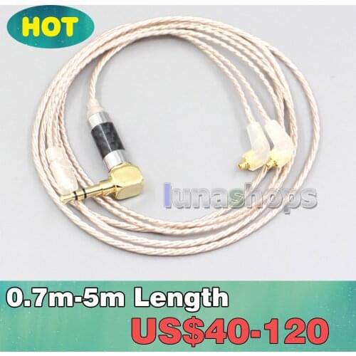 Hi-Res Brown XLR 3.5mm 2.5mm 4.4mm Earphone Cable For Etymotic ER4SR ER4XR ER3XR ER3SE ER2XR ER2SE LN006867
