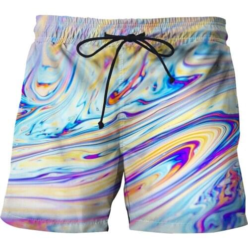 3D printed art graffiti shorts Mens sports running shorts Harajuku Graphic Beach Shorts Painting art 3D printing mens swimwear