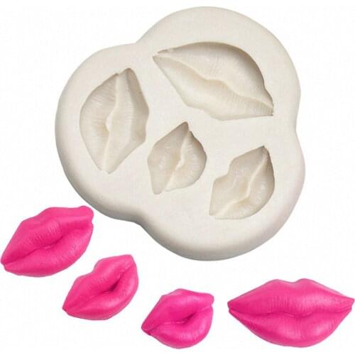 3D Sexy Lips Silicone Cake Mold Baking Mould Cake Decorating Tools DIY Cupcake Chocolate Sugarcraft Fondant Mold Kitchen Gadgets