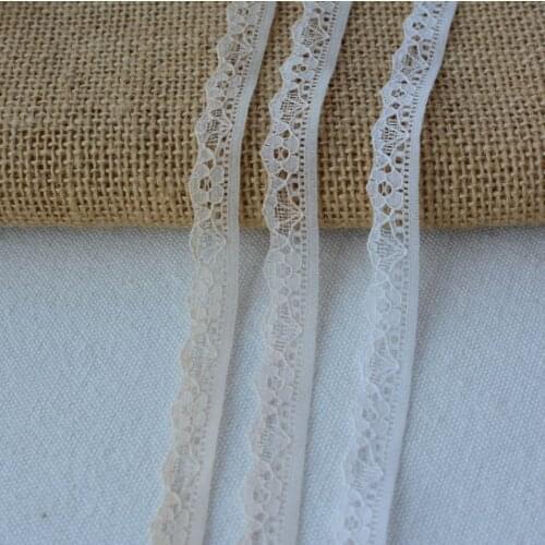 5 Meters/lot Width 1cm 3 Colors Smooth Lace Ribbon Embroidered Lace Fabric Trim Decoration DIY Handmade Sewing Crafts
