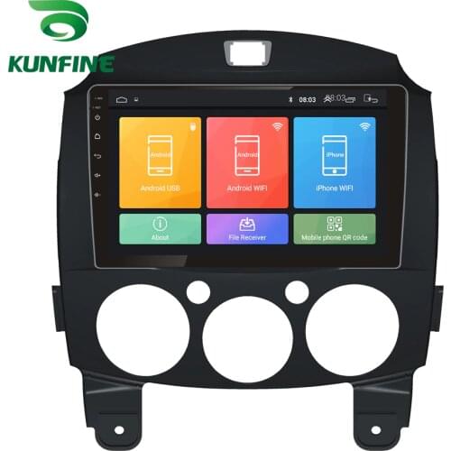 Android 10.0 Octa Core Car DVD GPS Navigation Player Deckless Car Stereo For MAZDA 2 2007 2008 2009 2010 2011 2012 Radio