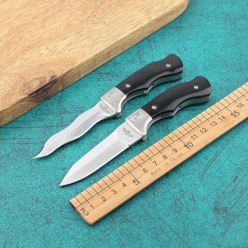 Black horn defense pocket tactical knife fixed blade knife survival rescue tool hunting knife hunting combat outdoor equipment